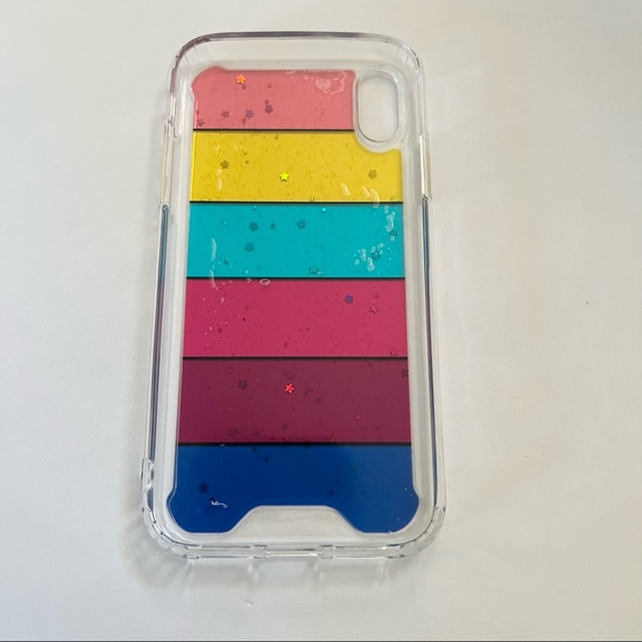 Colorful rows Apple IPhone XR Case - Picture 2 of 3